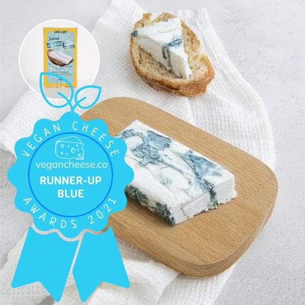 jay and joy organic blue cheese jeanne vegan cheese awards runner up blue 2021