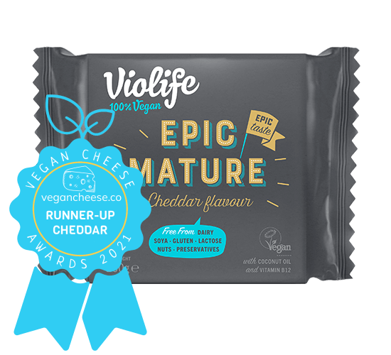 violife epic mature runner up vegan cheese awards cheddar 2021