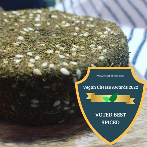 kiarra vegan cheeses zaatar seasoning best spiced vegan cheese awards 2022