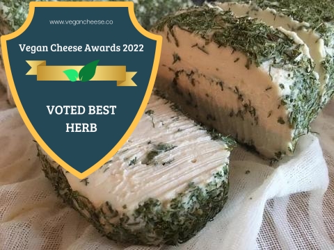 pips garlic and herb vegan cheese best herb 2022 awards badge