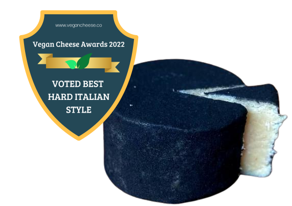 vheese parmegano best hard italian vegan cheese awards 2022 badge