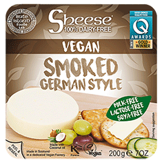 sheese german style smoked vegan cheese