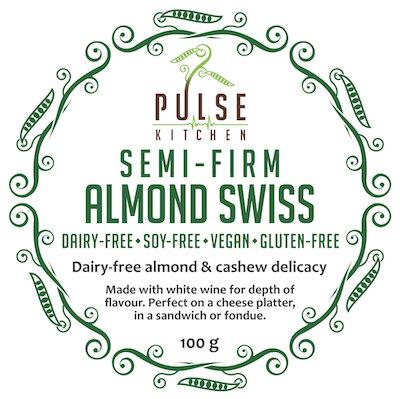 Pulse Kitchen Almond Swiss Vegan Cheese
