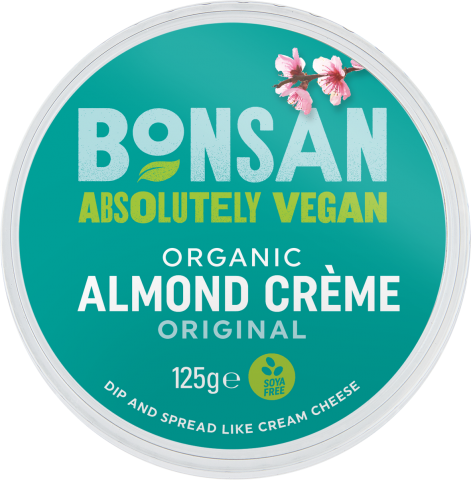 Bonsan Organic Almond Original Vegan Cream Cheese Spread