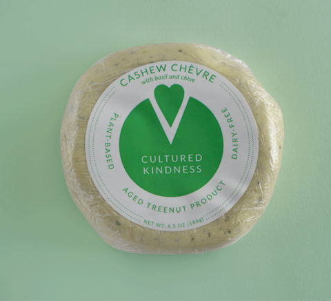Cultured Kindness Chèvre Basil & Chive Vegan Cheese