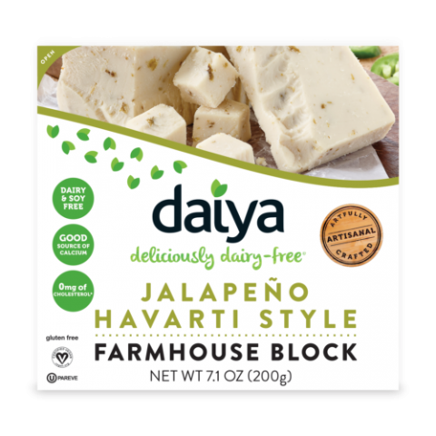 Daiya Jalapeno Havarti Style Vegan Cheese Farmhouse Block