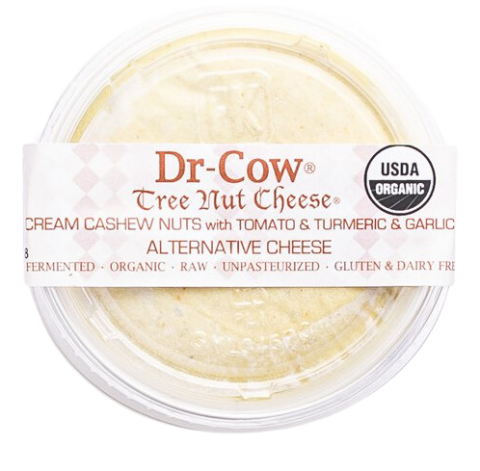 Dr-Cow Tomato-Tumeric-Garlic Cashew Vegan Cream Cheese