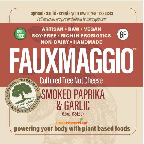 Fauxmaggio Smoked Paprika & Garlic Cultured Tree Nut Spread