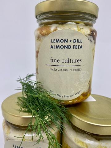 Fine Cultures Lemon and Dill Almond Feta