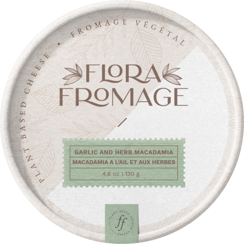 Flora Fromage Garlic & Herb Macadamia Vegan Cheese