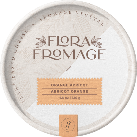 Flora Fromage Orange Apricot Vegan Cheese