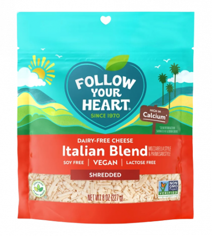 Follow Your Heart Dairy Free Italian Blend Shredded