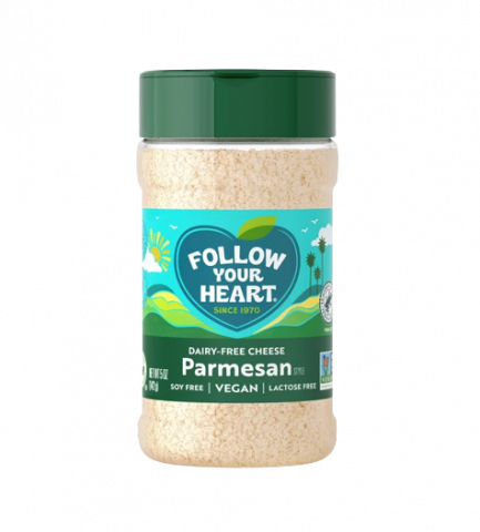 Follow Your Heart Dairy Free Parmesan Grated Jar