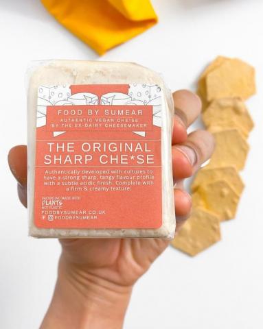Food By Sumear Original Sharp Semi-Firm Vegan Cheese