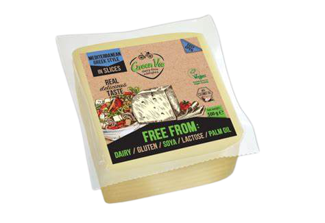 Green Vie Mediterranean Flavour Vegan Cheese Slices