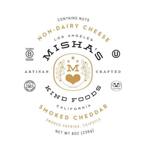 Misha's Kind Foods Smoked Cheddar