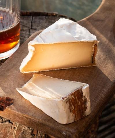 Mouse's Favourite Beer Washed Spruce Wrapped Artisan Vegan Cheese