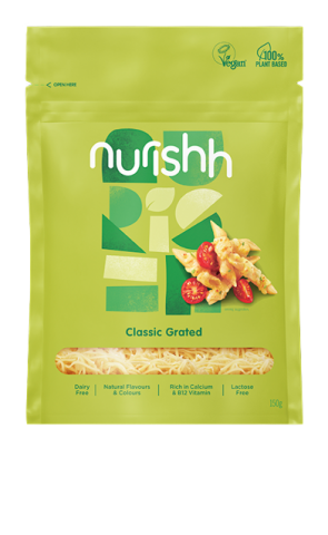 Nurishh Classic Style Grated Vegan Cheese