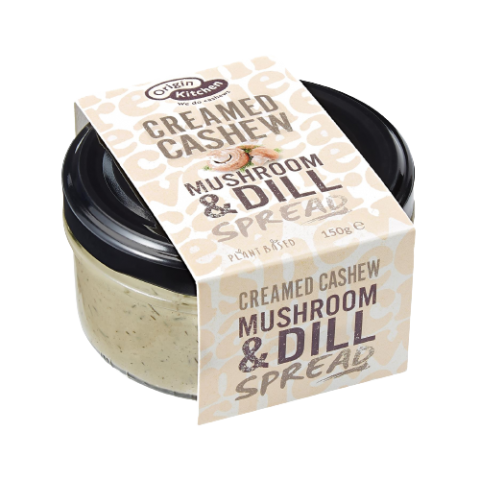 Origin Kitchen Mushroom & Dill Vegan Cream Cheese Spread