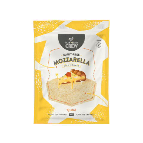 Plant Based Crew Grated Mozzarella Vegan Cheese
