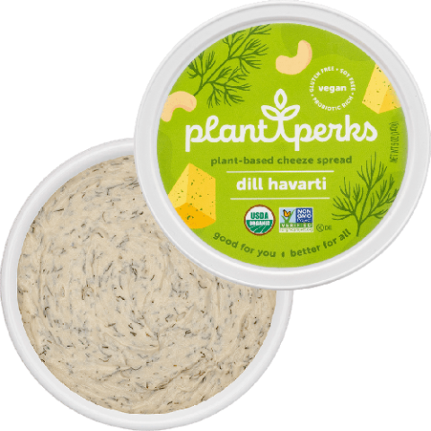 Plant Perks Dill Havarti Vegan Cheese Spread