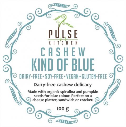 Pulse Kitchen Cashew Kind of Blue Vegan Cheese