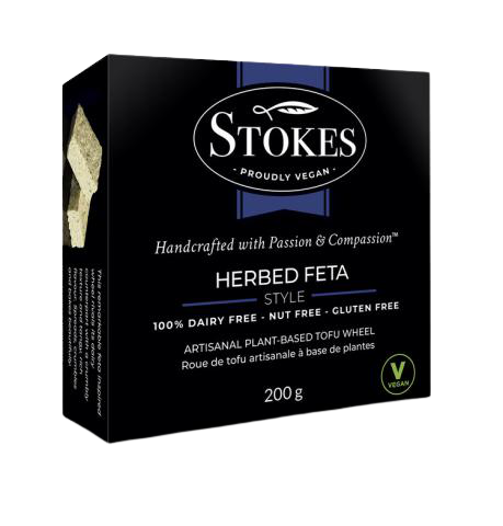 Stokes Herbed Feta Style Vegan Cheese