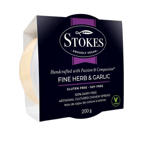 Stokes Fine Herb & Garlic Vegan Cheese Spread