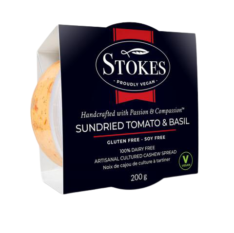 Stokes Tomato & Basil Vegan Cheese Spread