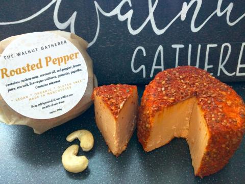 The Walnut Gatherer Roasted Red Pepper Vegan Cheese