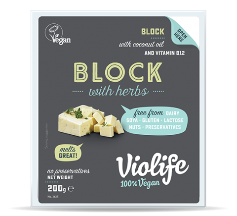 Violife Vegan Cheese with Herbs Block