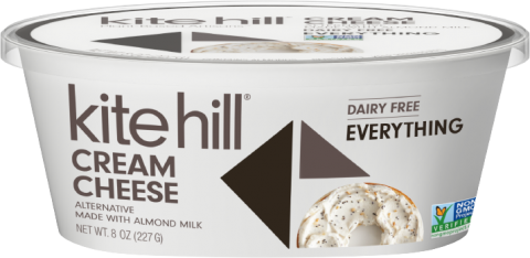 Kite Hill Everything Almond Vegan Cream Cheese