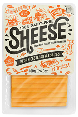 Sheese Red Leicester Style Vegan Cheese Slices
