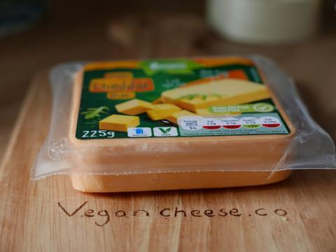 new vemondo vegan cheeses cheddar style by lidl