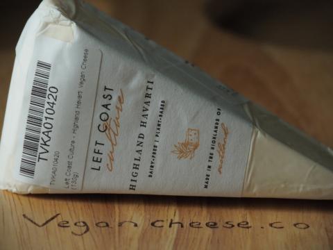 Review of the Left Coast Highland Havarti Vegan Cheese
