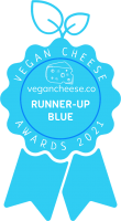Vegan Cheese Awards Badge Runner-Up Blue 2021