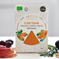 Artisan Raw Cheddar with Turmeric Vegan Cheese