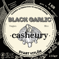 Casheury Black Garlic Vegan Cheese