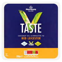Morrisons Taste Free From Red Leicester Vegan Cheese