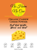 No Harm No Cow Organic Vegan Cashew Cheese Powder