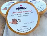 Rooted Delights Oat Milk Mild Cheddah Cheez Wheel Vegan Cheese