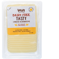 Veesey Dairy Free Tasty Vegan Cheese Slices