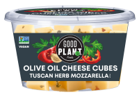 Good PLANeT Foods Tuscan Herb Mozzarella Style Olive Oil Cheese Cubes